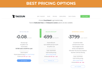 Screenshot of Best pricing options