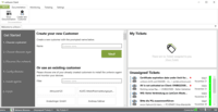 Screenshot of unitworx Welcome-Dashboard