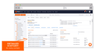 Screenshot of the contact records, that include history, activity, build a bigger, more engaged sales pipeline.