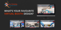 Screenshot of Customizable virtual booth designs