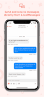 Screenshot of LocalMessages is a communication tool to engage with prospective and current customers.