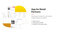 Screenshot of Dedicated App for Retail Partners