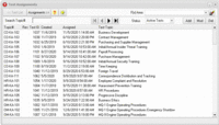 Screenshot of Create and assign tests to reflect task training compliance