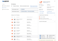 Screenshot of Venn Compliance Center (VCC) showing device inventory and management