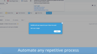 Screenshot of Automate any repetitve process