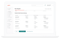 Screenshot of Flexible, automated payroll