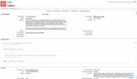 Screenshot of Salesforce integration.