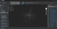 Screenshot of Visualization displays relationships and speeds analyst understanding.
