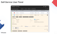 Screenshot of Self-Service User Panel