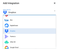 Screenshot of Integrate MASV within your existing workflow with our various cloud tool integrations