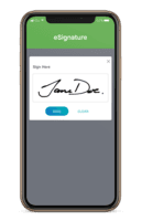 Screenshot of Mobile e-Signatures