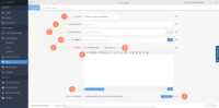 Screenshot of Webengage dashboard - Creating Emails