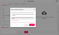 Screenshot of Detect policy violations automatically.