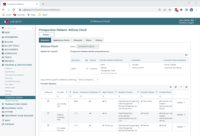 Screenshot of Includes Prospective Patient Management tools to access the integrated inquiry form, prospective patient database, and provider match algorithm.