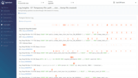 Screenshot of pganalyze Log Insights: PostgreSQL logs often contain critical details about whats going on in an associated database. pganalyze Log Insights automatically extracts the logs into structured data, and filters any sensitive information.