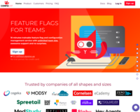 Screenshot of Feature flags for teams.