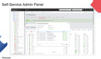 Screenshot of Self-Service Admin Panel