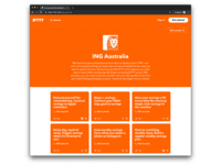 Screenshot of ING Australia on IFTTT
