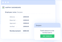 Screenshot of One-click expense reimbursement