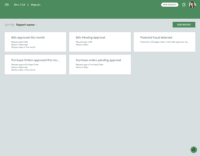 Screenshot of Built-in reports
