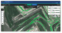 Screenshot of In-pit haul road detection