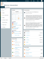 Screenshot of LMS student portal