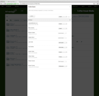 Screenshot of User Permission Controls
