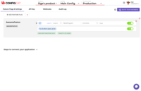 Screenshot of NIce and simple user interface to manage your feature flags.