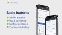 Screenshot of Key features in multi-currency wallet