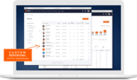 Screenshot of the reports used to track agent and team performance, with real-time and historical analytics.