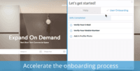 Screenshot of Accelerate the onboarding process