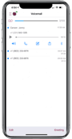 Screenshot of Voicemail