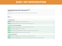 Screenshot of Easy API integration