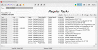 Screenshot of Tracking of regular training information