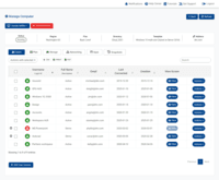 Screenshot of Manage all of your employees on one page. Scale-up and down their cloud computers.