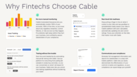 Screenshot of Why Fintechs Choose Cable