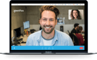 Screenshot of Run video calls in any browser with a simple link.