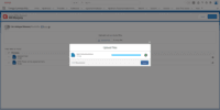 Screenshot of Conga CLM: Importing an offline document