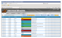 Screenshot of Filter and monitor log messages on an intuitive syslog viewer web console with multiple custom views.