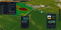Screenshot of Hivekit used in Agriculture to coordinate vehicles and people on a Farm