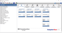 Screenshot of Customizable workflow menu