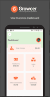 Screenshot of Growcer Android App