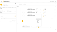 Screenshot of Reference data management