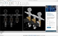 Screenshot of 2D and 3D DWG files
