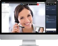 Screenshot of Video Conferencing