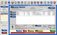 Screenshot of Purchase order creation screen.
