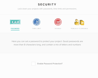 Screenshot of Security