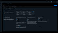 Screenshot of Guided model training configuration