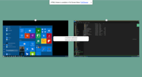 Screenshot of Seamlessly control multiple monitors connected to remote computers