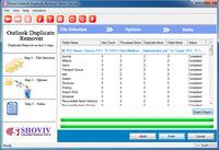 Screenshot of Duplicate Removal status or Report